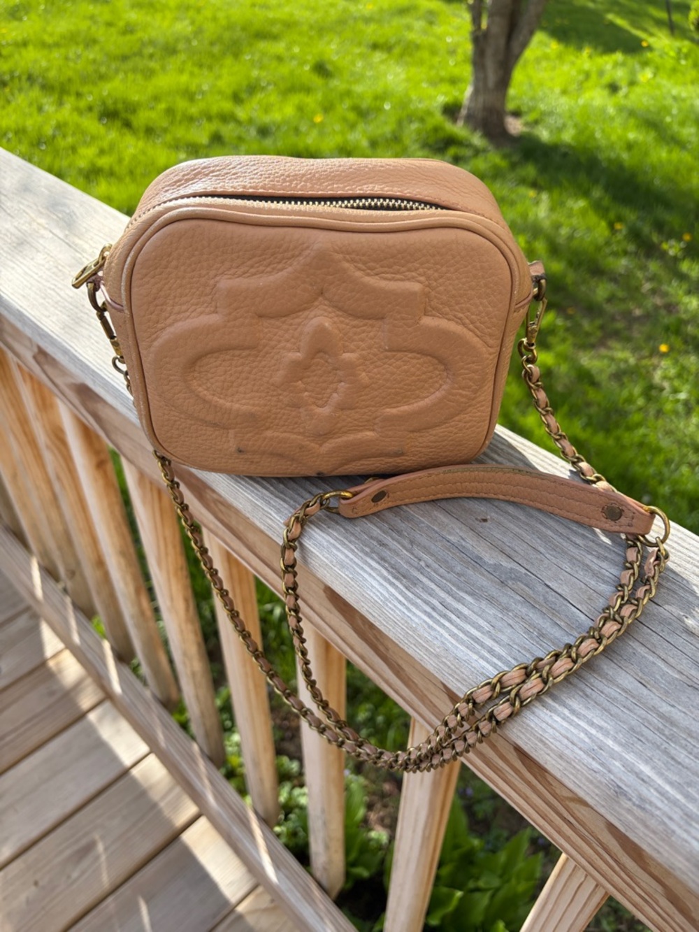 OrYany Taylor Mini Leather Crossbody Bag in Tan
